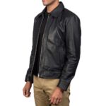 Inferno Black Leather Jacket - Image 4