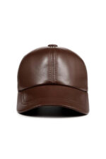 Genuine Sheep Leather Baseball Cap - Image 2