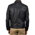 Inferno Black Leather Jacket - Image 2