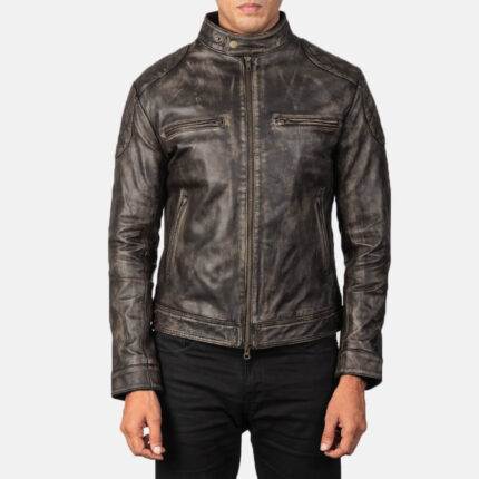 Distressed Leather Jackets for Men