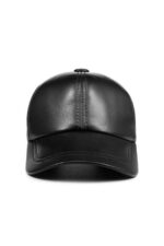 Genuine Sheep Leather Baseball Cap - Image 4
