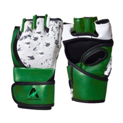 BlitzX MMA Gloves Green Leather
