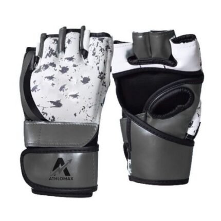 BlitzX MMA Gloves Grey Leather
