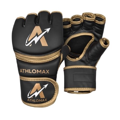 42 IronX MMA Gloves Golden - Image 1