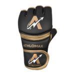 IronX MMA Gloves Golden - Image 2