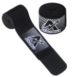 Athlomax Professional Boxing Hand Wraps Black - Image 2
