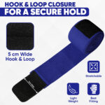 Athlomax Professional Boxing Hand Wraps Blue - Image 4