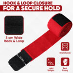 Athlomax Professional Boxing Hand Wraps Red - Image 4