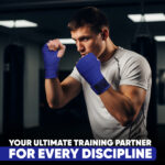 Athlomax Professional Boxing Hand Wraps Blue - Image 6