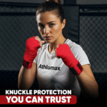 Athlomax Professional Boxing Hand Wraps Red - Image 7