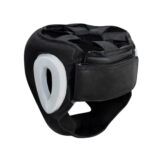 Head Guard Leather White Black - Image 3