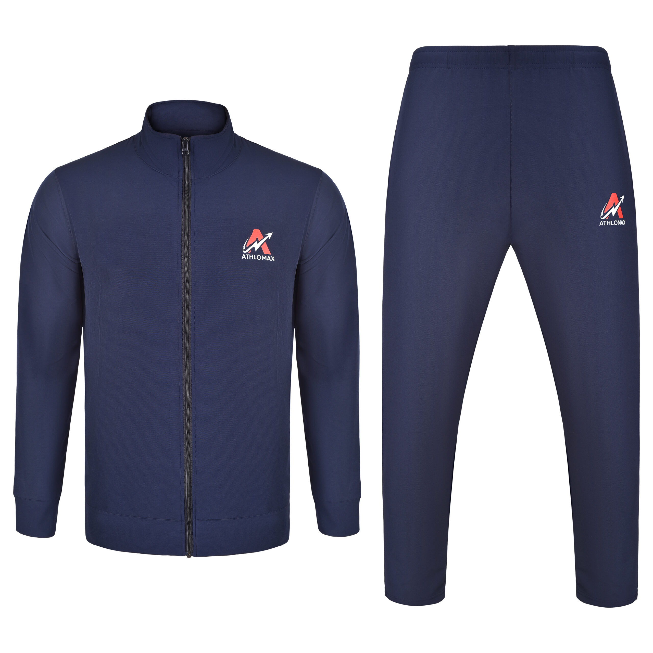 www.photo-club.co.uk Athlomax Premium Collar Tracksuit Blue C1-BU - Image 1